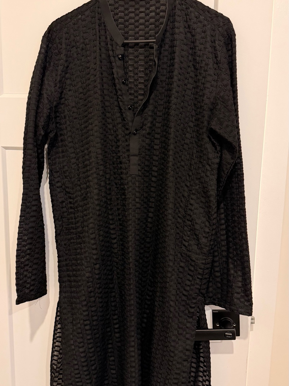 Junaid Jamshed Kurta black size M